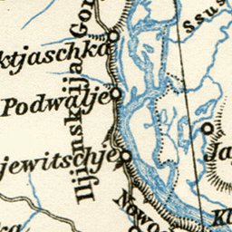 Volga River from Simbirsk to Syzran map, 1914 Preview 2