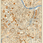 Vienna (Wien), central part map, 1929 Preview 1