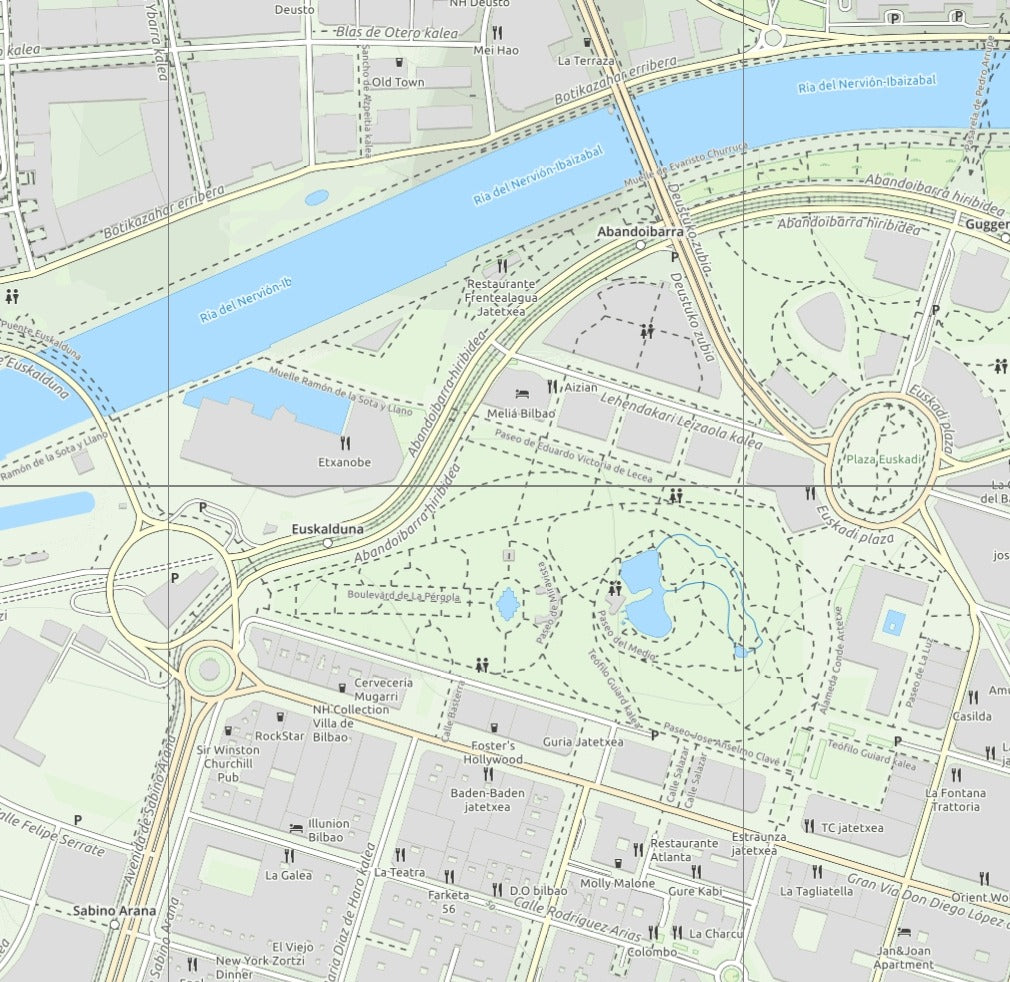 Bilbao Area Tourist Street Map by Paul Johnson - Offline Maps | Avenza Maps