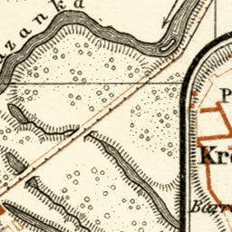 Kazan (Казань) city center map, 1914 Preview 3