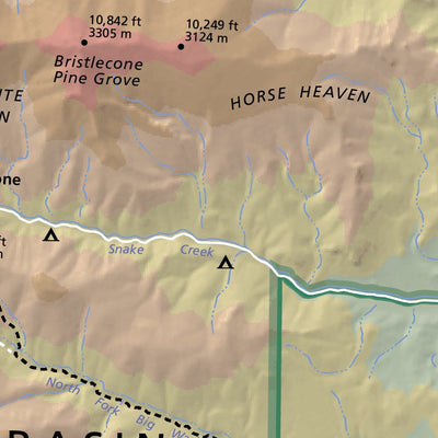 Great Basin National Park - NPS Map - Hike Nevada - Bike Nevada Preview 2