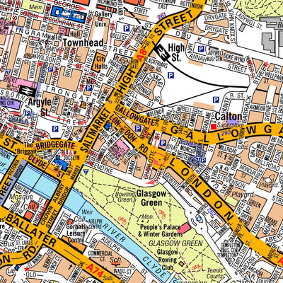 A-Z Glasgow Premier Map Preview 2