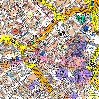 A-Z Birmingham Premier Map Preview 3