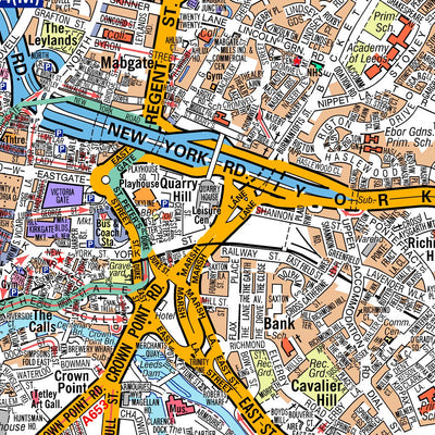 A-Z Leeds Premier Map Preview 3