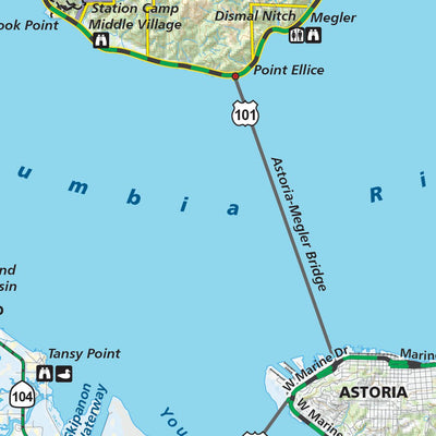 NW Coast, Oregon Trail Map & Guide Preview 2