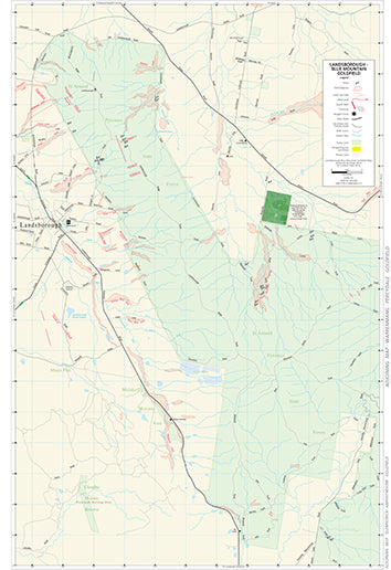 Landsborough-Blue Mountain Gold Map by Doug Stone GOLD MAPS | Avenza Maps