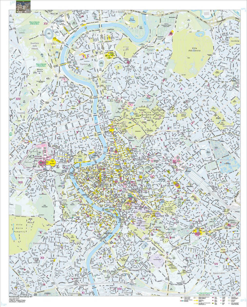 Rome Map by DIMAP Bt. | Avenza Maps