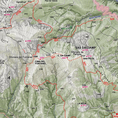 4LAND 133 Val di Fassa (west side) Preview 3