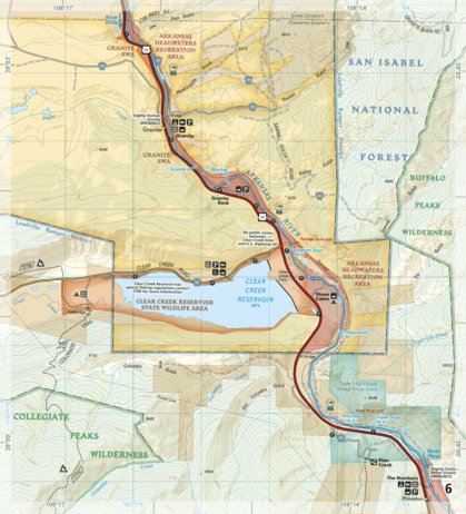 2303 Arkansas River Leadville to Salida (map 06) Preview 1