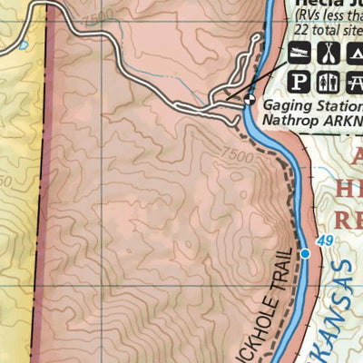 2303 Arkansas River Leadville to Salida (map 14) Preview 2