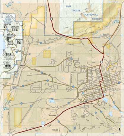 2303 Arkansas River Leadville to Salida (map 01) Preview 1