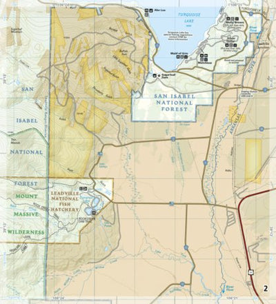 2303 Arkansas River Leadville to Salida (map 02) Preview 1