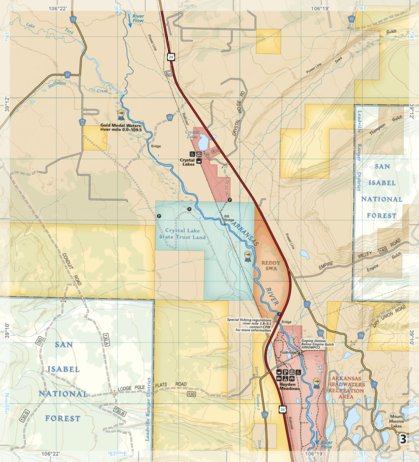 2303 Arkansas River Leadville to Salida (map 03) Preview 1