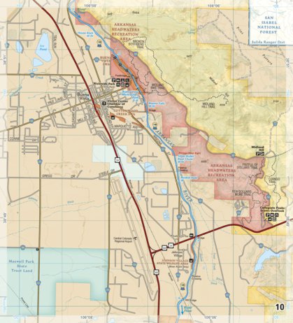 2303 Arkansas River Leadville to Salida (map 10) Preview 1