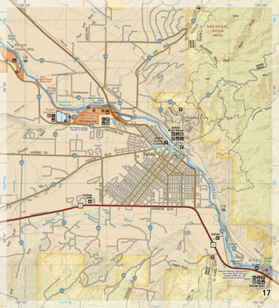2303 Arkansas River Leadville to Salida (map 17) Preview 1