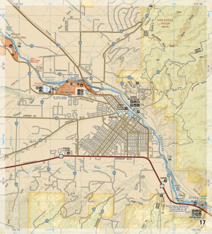 2303 Arkansas River Leadville to Salida (map 17) Preview 1