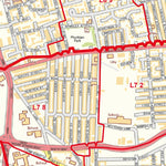 XYZ Postcode Sector Map (C2) Liverpool City Preview 2