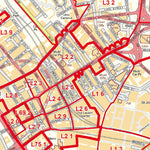 XYZ Postcode Sector Map (C2) Liverpool City Preview 3