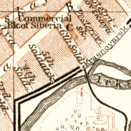 Irkutsk (Иркутскъ) environs map, 1914 Preview 3