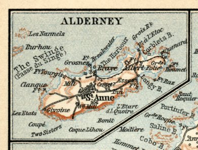 Channel Islands. Alderney, 1913 Preview 1