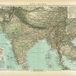 Southern Asia Map, 1905 Preview 1