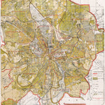 Moscow (Москва, Moskva) city map, 1936 Preview 1