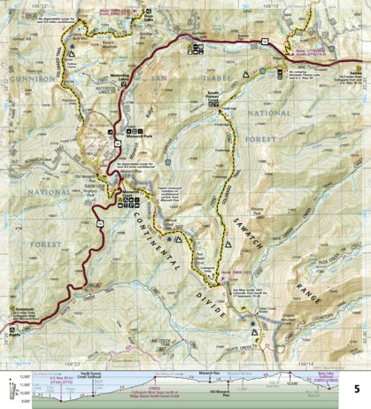 1203 Colorado Trail Collegiate Loop (map 05) Preview 1