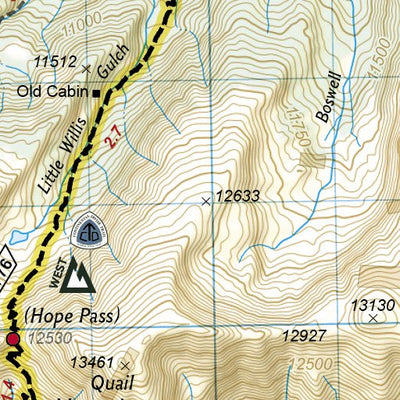 1203 Colorado Trail Collegiate Loop (map 09) Preview 2