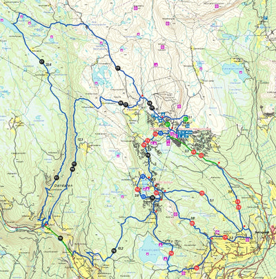 Tursykkelkart / Bikemap Skeikampen Preview 1