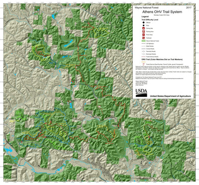 Wayne NF - Athens Ranger District OHV Trail System Preview 1