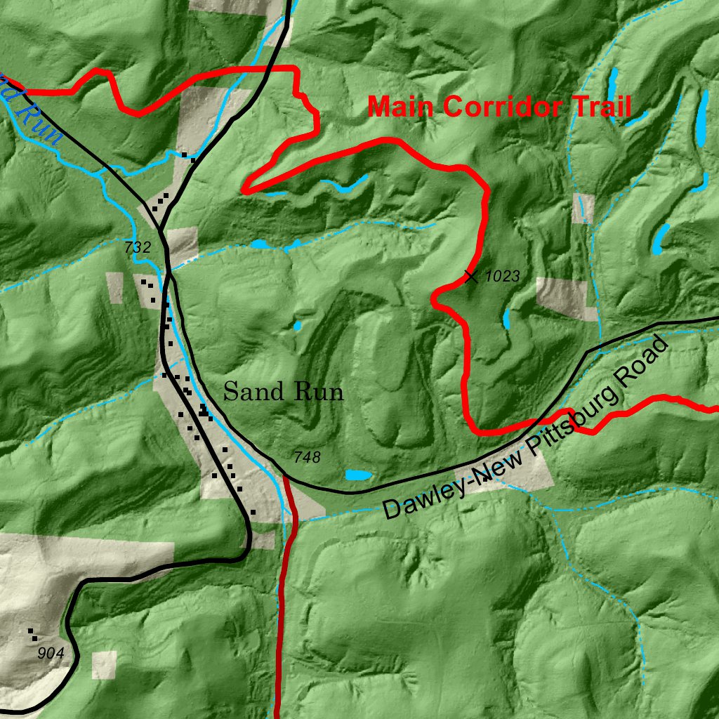 Wayne NF - Athens Ranger District OHV Trail System Map by US Forest ...