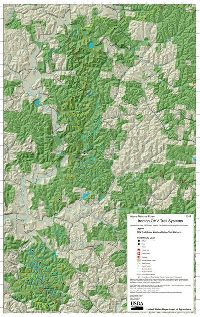 Wayne NF - Ironton Ranger District OHV Trail Systems Preview 1