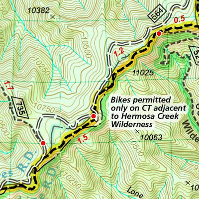TI00001201 Colorado Trail South Map 03 2017 GeoTif Preview 2