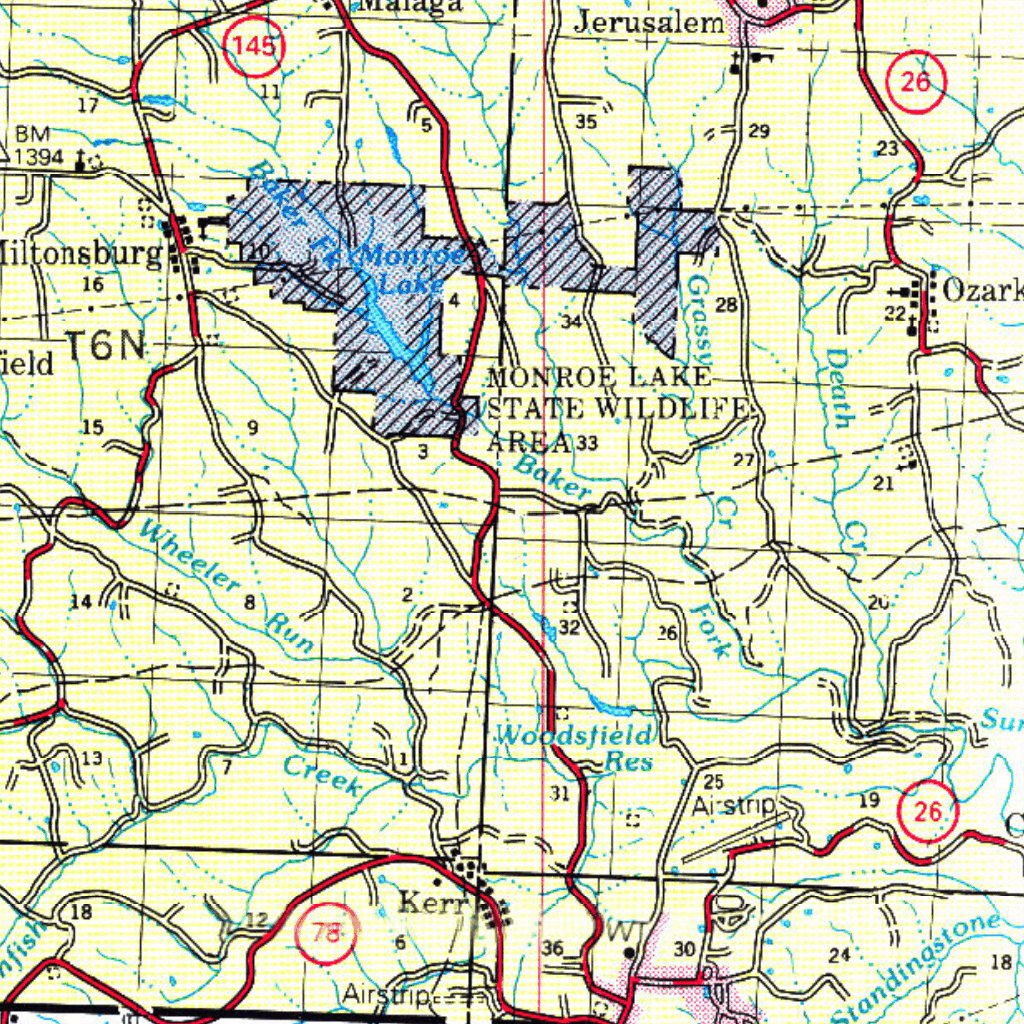Wayne NF Forest Visitor Map - Marietta District by US Forest Service R9 ...