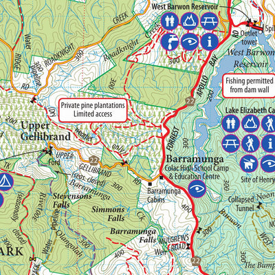 The Otways 4WD Map 3rd Edition Preview 2