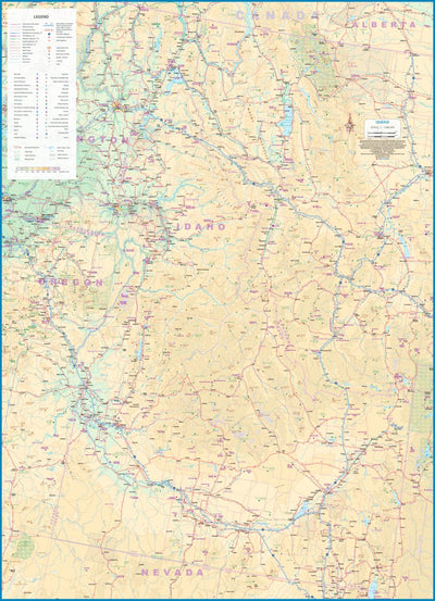 Idaho (USA) 1:1,000,000 - ITMB Preview 1