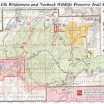 Black Hills NF - Black Elk Wilderness & Norbeck Wildlife Preserve Trail System - Topo Preview 1