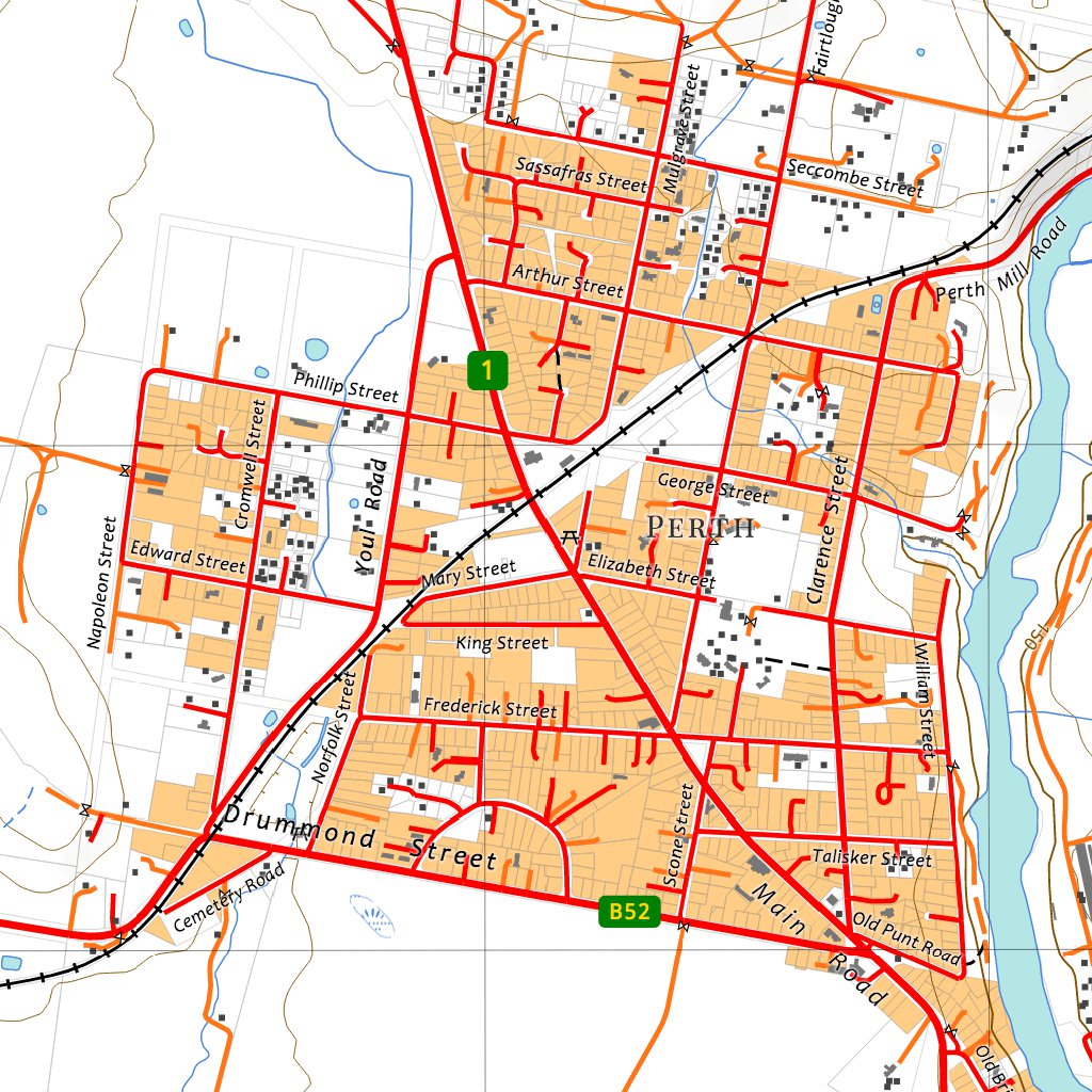 5039 LONGFORD Map by nswtopo | Avenza Maps
