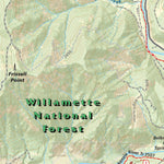 McKenzie River Trail & O'Leary Trails, Oregon Trail Map Preview 3