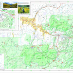 Uncompahgre National Forest Visitor Map - Mountain Division (West Half) Preview 1