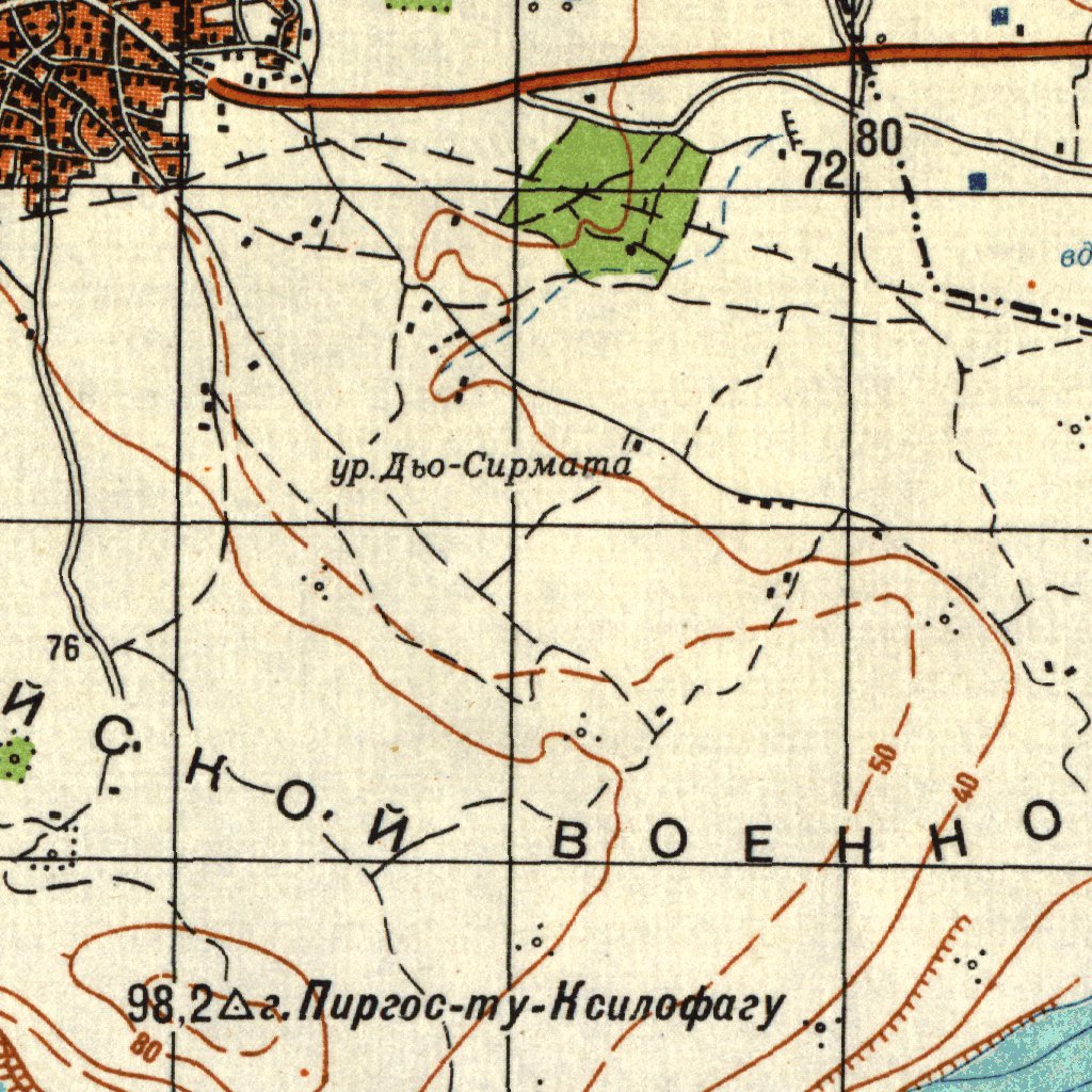 Cyprus 50K 09360442 Map by Land Info Worldwide Mapping LLC | Avenza Maps