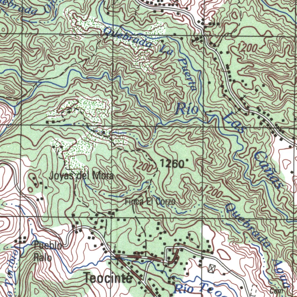 Guatemala 50K 2159-3 Map by Land Info Worldwide Mapping LLC | Avenza Maps