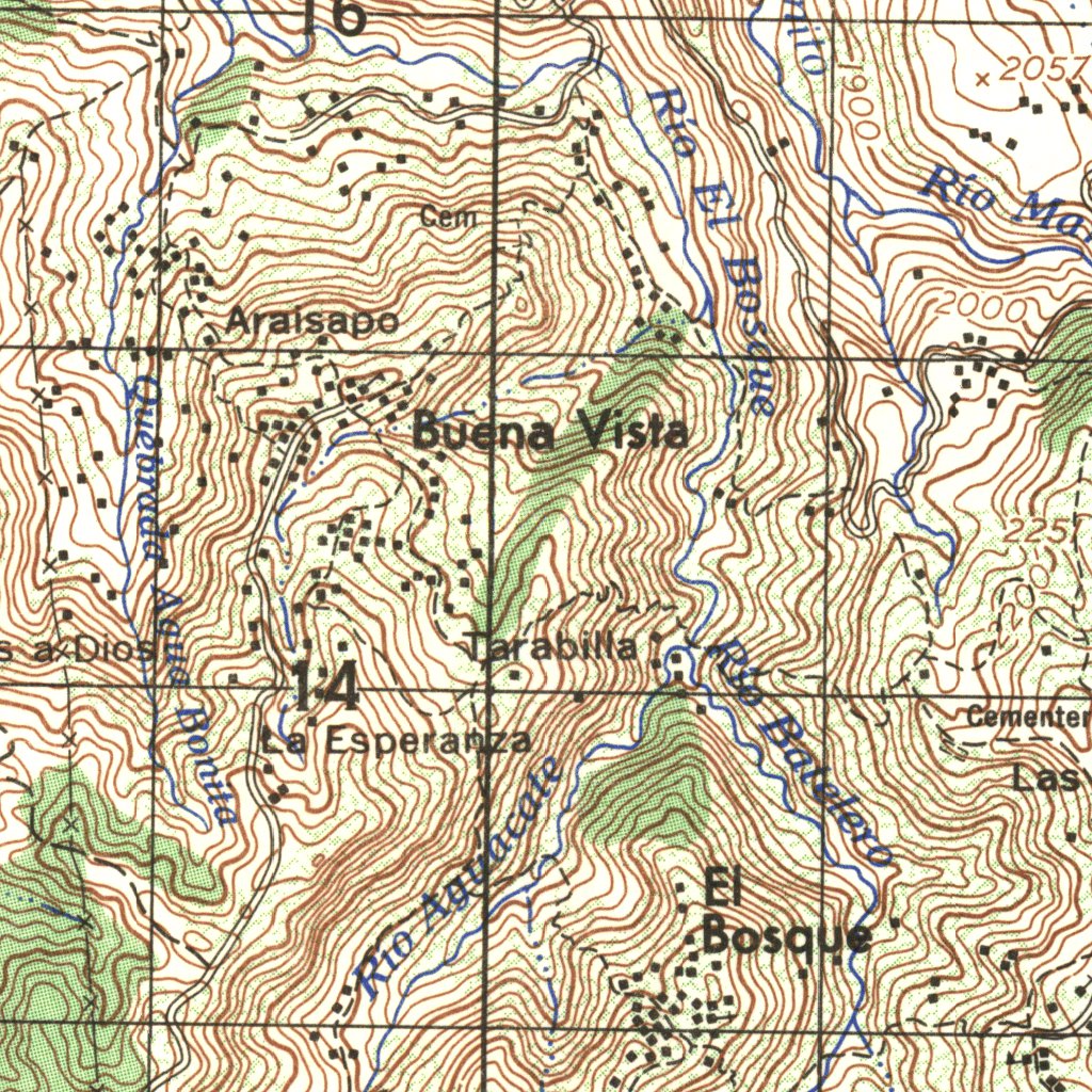 Guatemala 50K 2159-1 Map by Land Info Worldwide Mapping LLC | Avenza Maps