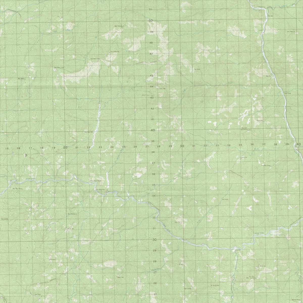 Mastercard 5451 Laos 50K 5451 2 Map by Land Info Worldwide Mapping LLC | Avenza Maps