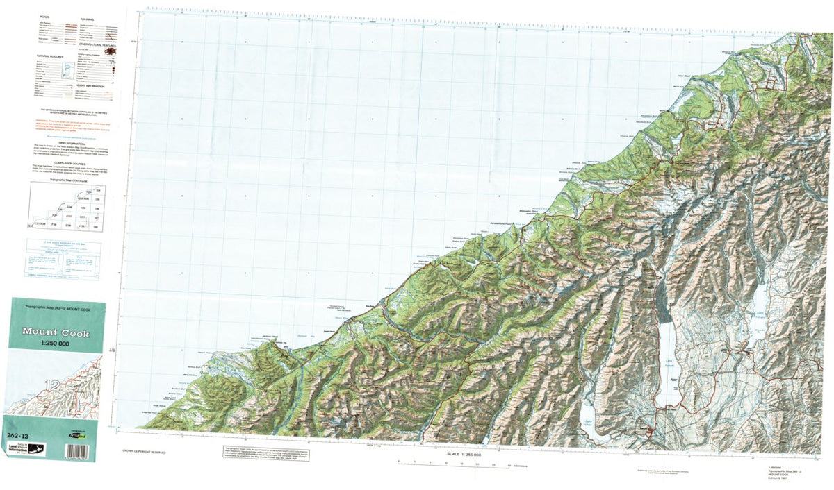 12 Mt. Cook Map by Land Info Worldwide Mapping LLC | Avenza Maps