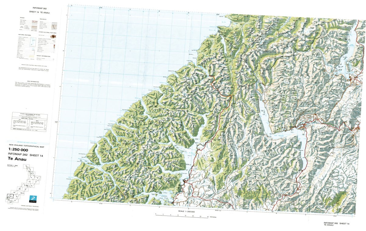 14 Te Anau Map by Land Info Worldwide Mapping LLC | Avenza Maps