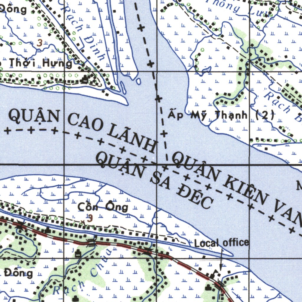 Vietnam 50K 6129-4 Map by Land Info Worldwide Mapping LLC | Avenza Maps