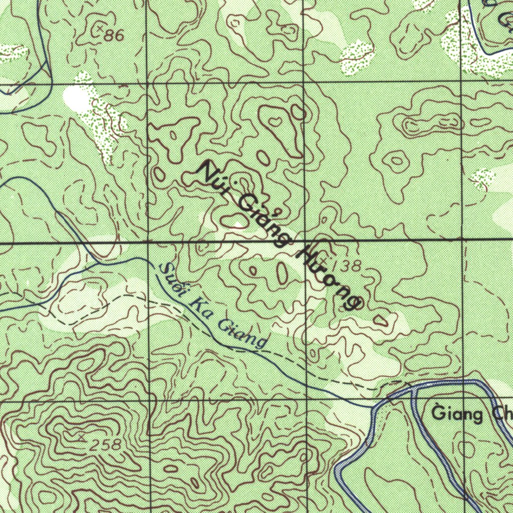 Vietnam 50K 6733-1 Map by Land Info Worldwide Mapping LLC | Avenza Maps