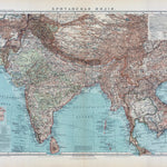 Southern Asia Map (in Russian), 1910 Preview 1