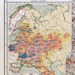 European Russia Population Density Map from 1910 Preview 1